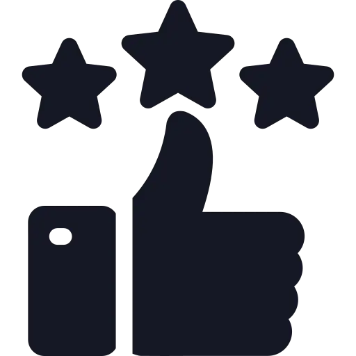 Positive reviews image.