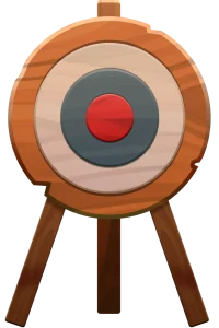 Forest arrow India target.